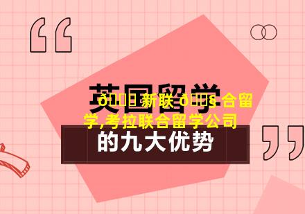 🐋 新联 🐧 合留学,考拉联合留学公司